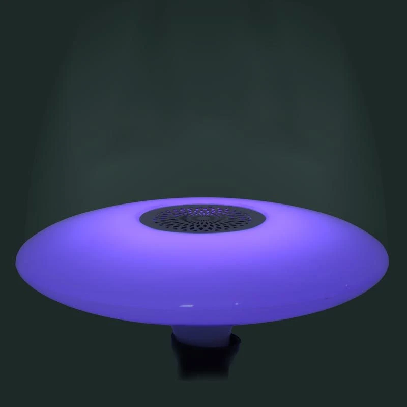 لامپ LED اسپیکر دار بلوتوثی UFO 48W E27 + ریموت کنترل