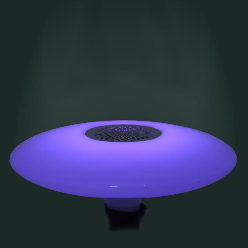 لامپ LED اسپیکر دار بلوتوثی UFO 48W E27 + ریموت کنترل
