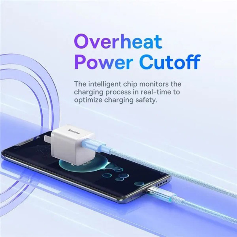 کابل تبدیل فست شارژ Baseus CB000043 Type-C To Type-C PD 100W 1m