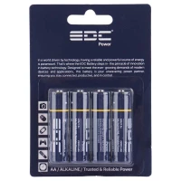 باتری چهارتایی قلمی EDC Power Alkaline LR6 1.5V AA