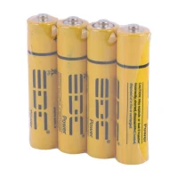 باتری چهارتایی نیم قلمی EDC Power Alkaline R03 1.5V AAA شرینک