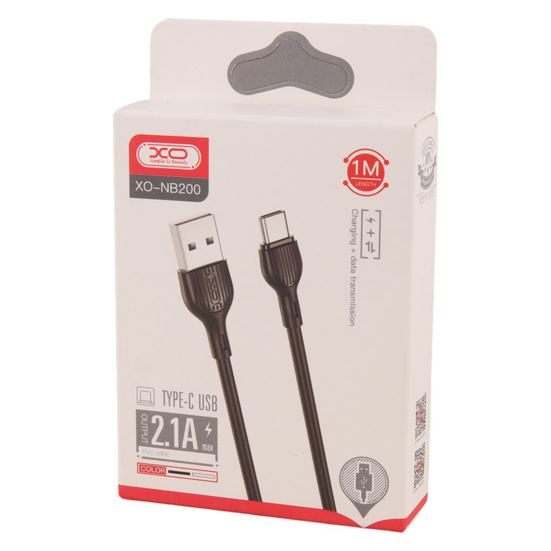 کابل تایپ سی XO XO-NB200 2.1A 1m