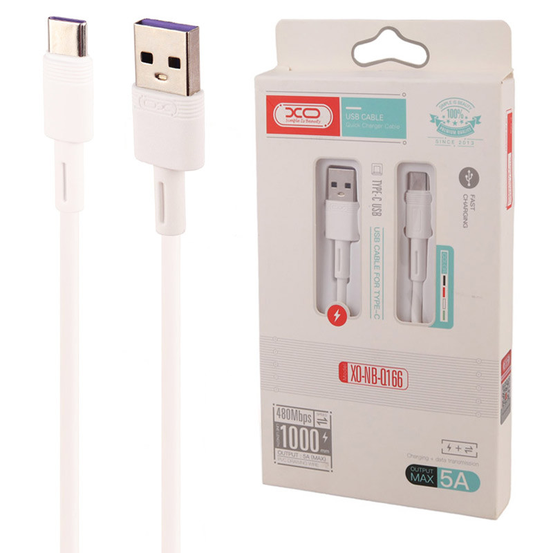 کابل تایپ سی فست شارژ XO XO-NB-Q166 5A 1m