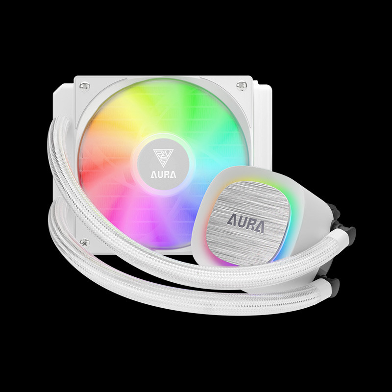 فن خنک کننده CPU گیم دیاس Gamdias AURA GL120 V2 RGB WH