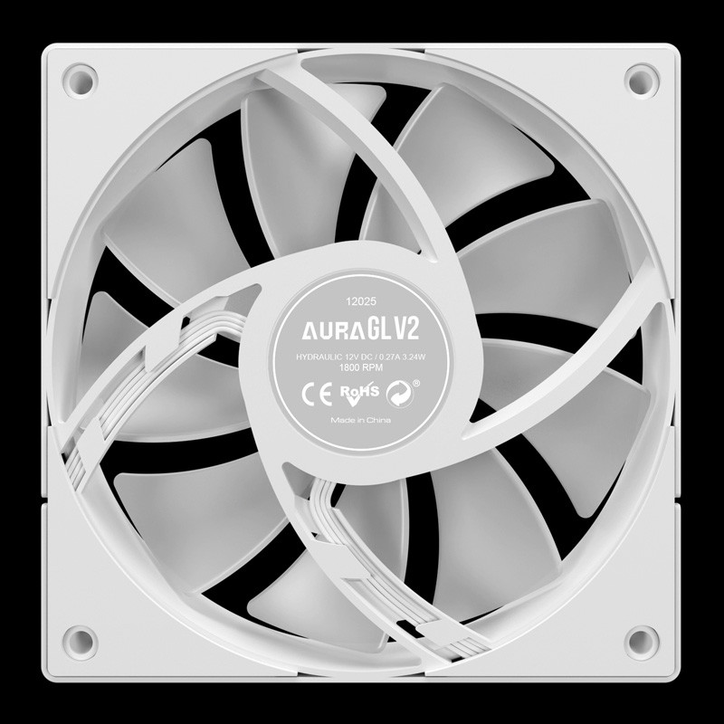 فن خنک کننده CPU گیم دیاس Gamdias AURA GL120 V2 RGB WH