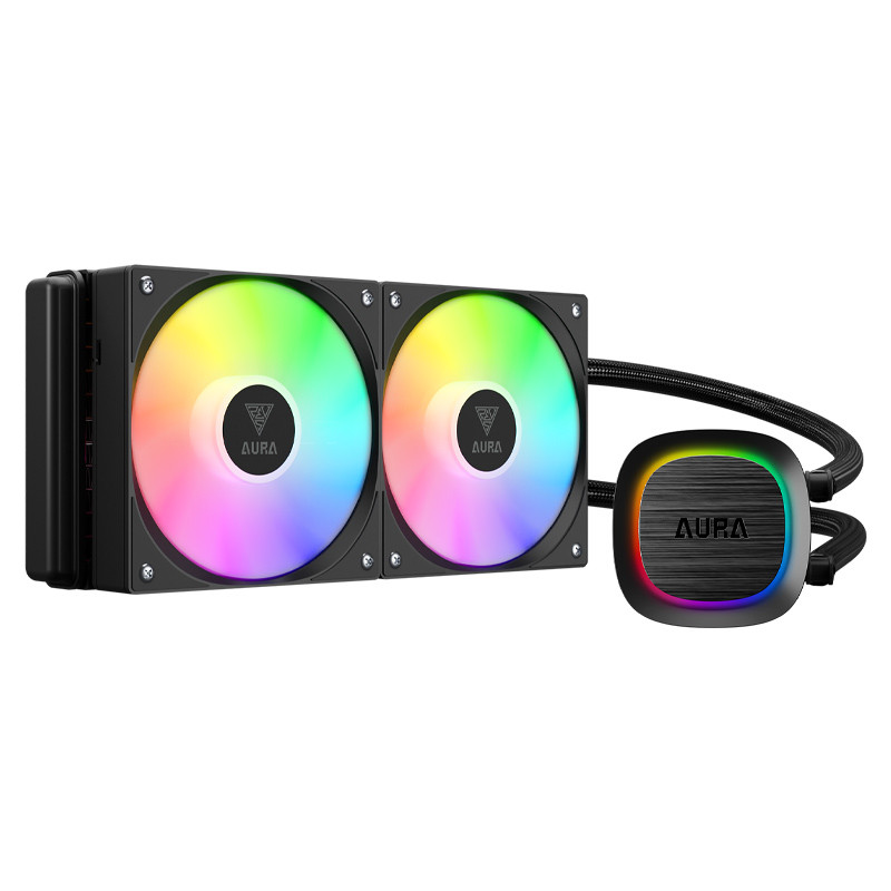 فن خنک کننده CPU گیم دیاس Gamdias AURA GL240 V2 RGB BK
