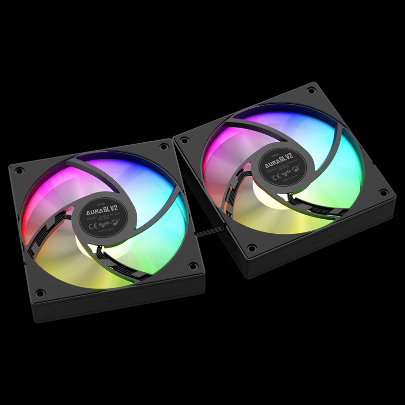 فن خنک کننده CPU گیم دیاس Gamdias AURA GL240 V2 RGB BK