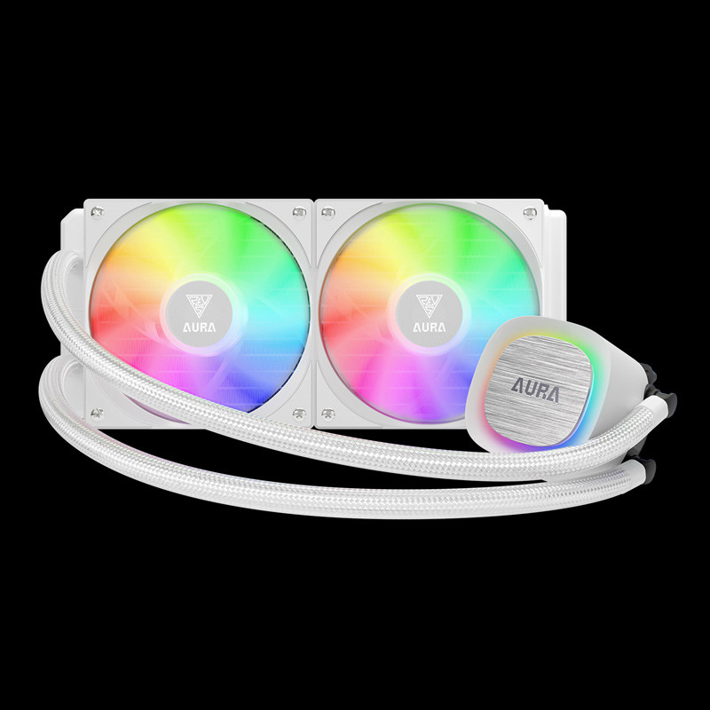 فن خنک کننده CPU گیم دیاس Gamdias AURA GL240 V2 RGB WH