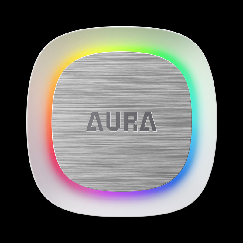 فن خنک کننده CPU گیم دیاس Gamdias AURA GL240 V2 RGB WH