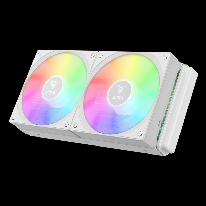 فن خنک کننده CPU گیم دیاس Gamdias AURA GL240 V2 RGB WH