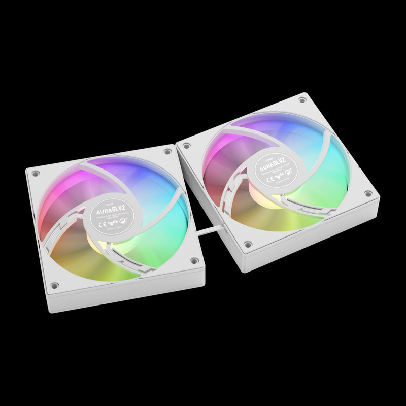 فن خنک کننده CPU گیم دیاس Gamdias AURA GL240 V2 RGB WH