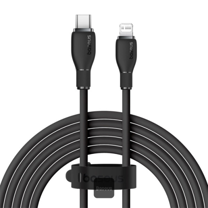 کابل تبدیل فست شارژ Baseus Pudding Series P1035570 Type-C To Lightning 2.22A PD 20W 1.2m
