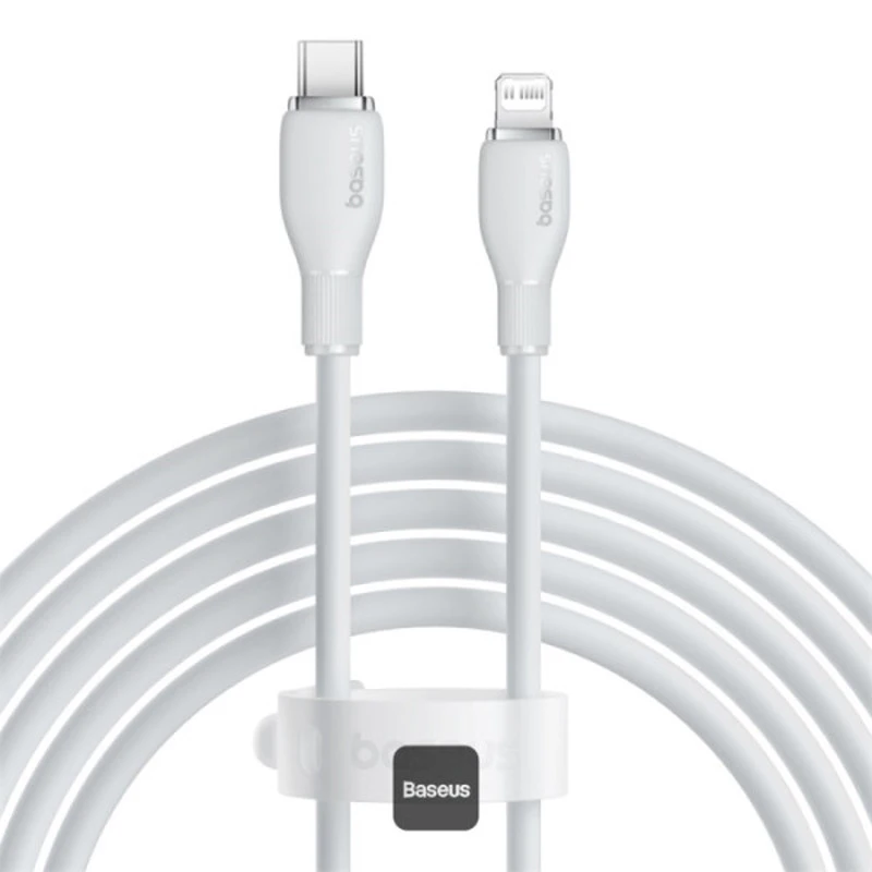 کابل تبدیل فست شارژ Baseus Pudding Series P1035570 Type-C To Lightning 2.22A PD 20W 1.2m