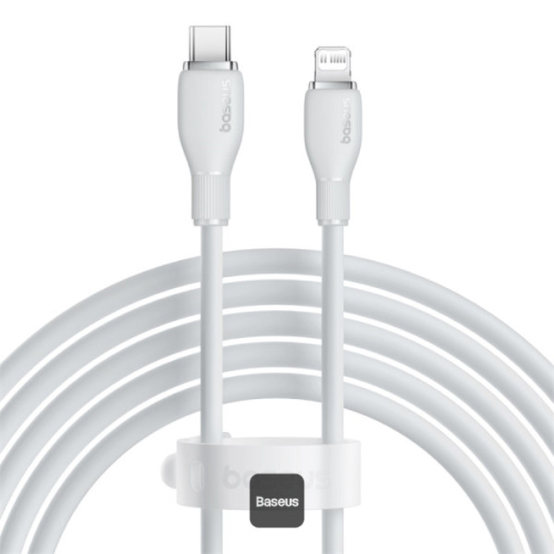کابل تبدیل فست شارژ Baseus Pudding Series P1035570 Type-C To Lightning 2.22A PD 20W 1.2m