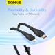 کابل تبدیل فست شارژ Baseus Pudding Series P1035570 Type-C To Lightning 2.22A PD 20W 1.2m