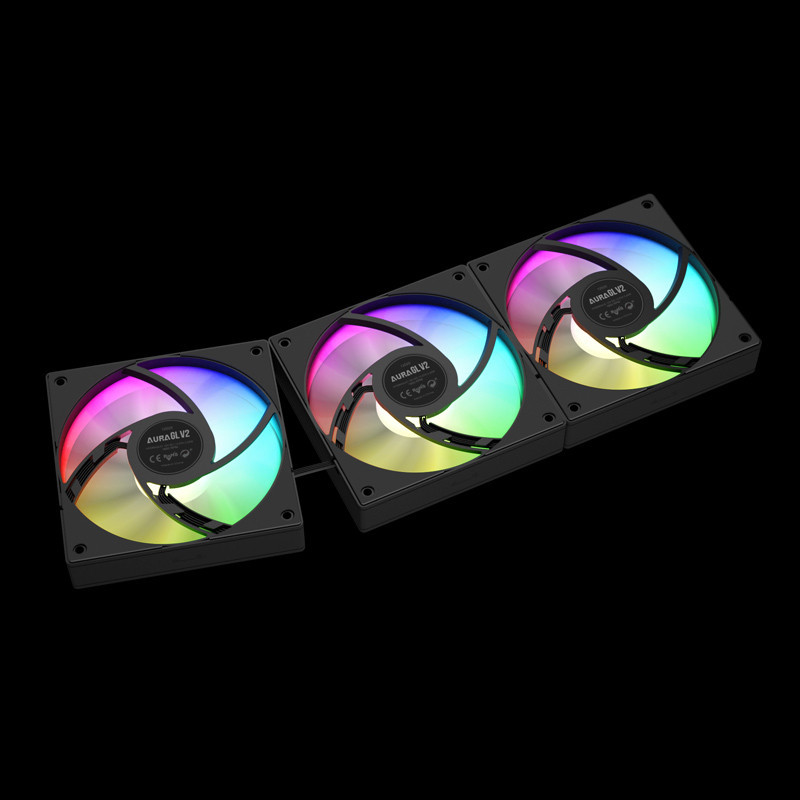 فن خنک کننده CPU گیم دیاس Gamdias AURA GL360 V2 RGB BK