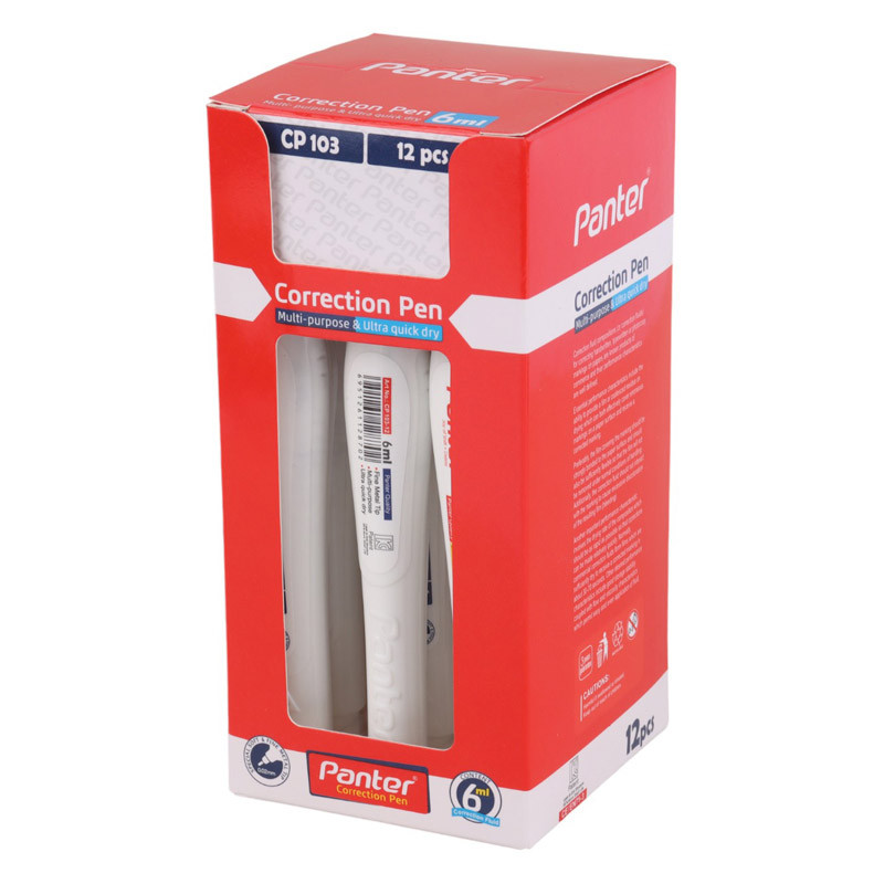 غلط گیر قلمی Panter CP 103-12 6ml بسته 12 عددی