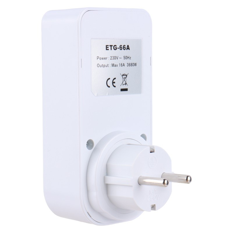 پریز تایمر دار دیجیتال هفتگی ETG-66A