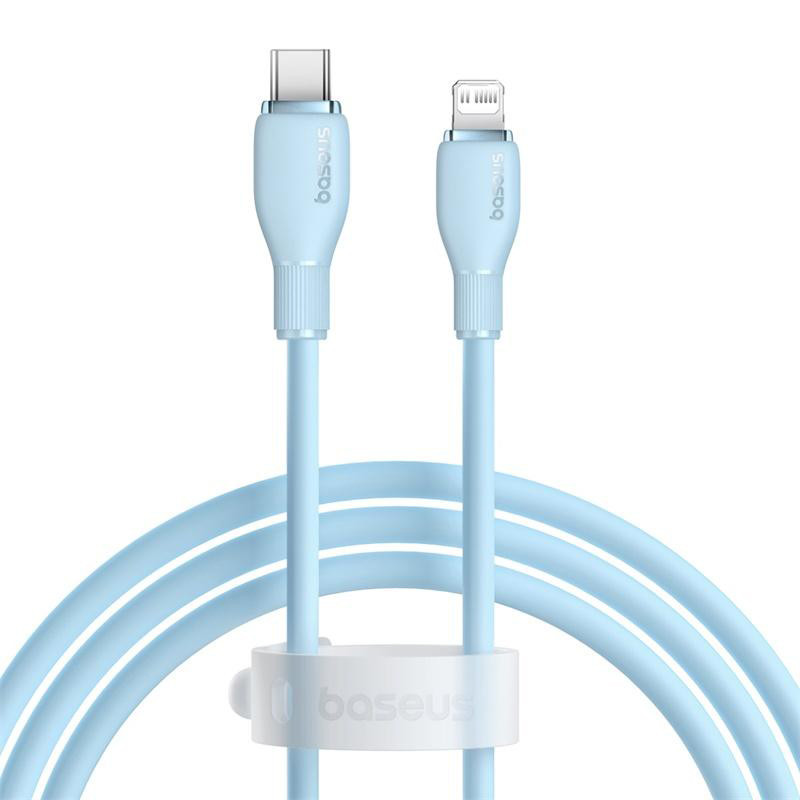 کابل تبدیل فست شارژ Baseus Pudding Series P10355701 Type-C To Lightning 20W 1.2m