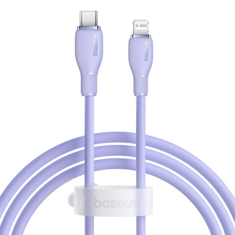 کابل تبدیل فست شارژ Baseus Pudding Series P10355701 Type-C To Lightning 20W 1.2m
