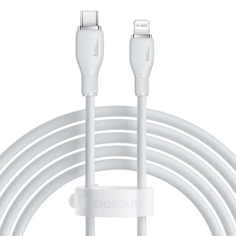 کابل تبدیل فست شارژ Baseus Pudding Series P10355701 Type-C To Lightning 20W 1.2m