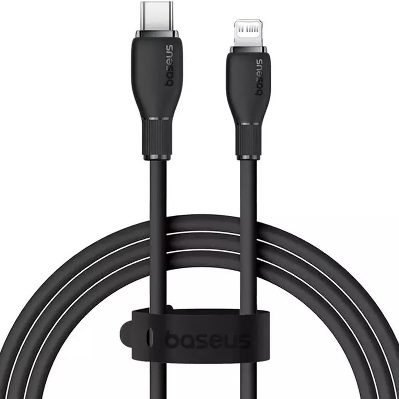 کابل تبدیل فست شارژ Baseus Pudding Series P10355701 Type-C To Lightning 20W 1.2m