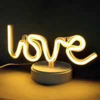 چراغ خواب طرح LOVE