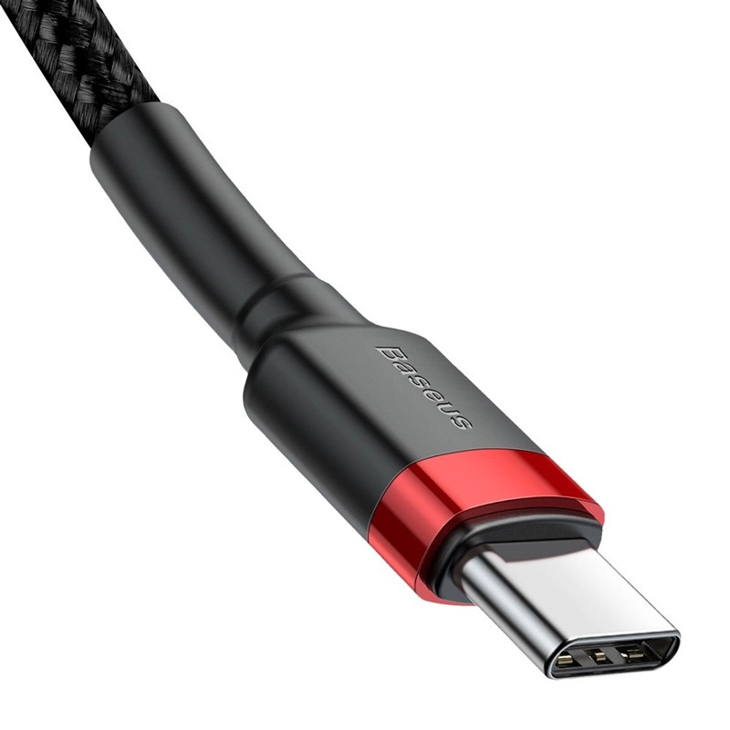 کابل تبدیل فست شارژ Baseus Cafule CATKLF-G Type-C To Type-C 3A QC3.0 PD2.0 60W 1m
