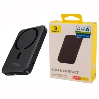 پاور بانک بی سیم فست شارژ 5000 باسئوس Baseus Magnetic Mini P10022107 PD 20W