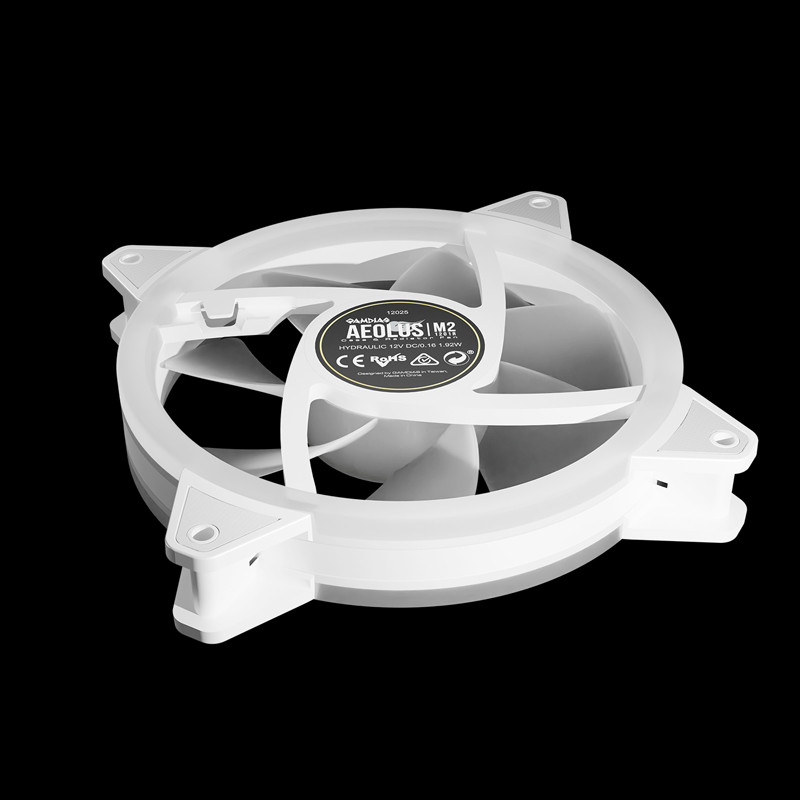 فن کیس گیم دیاس Gamdias Aeolus M2-1204R ARGB WH 12*12 بسته 4 عددی