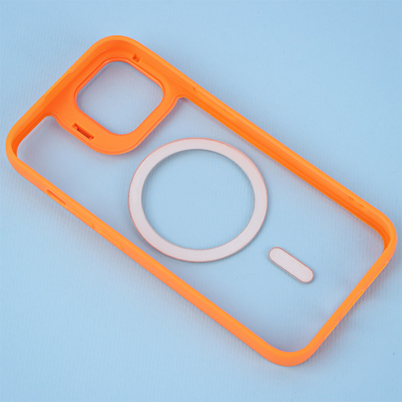 قاب PC Case.Pro مگ سیف استندشو با محافظ لنز رینگی آیفون 13 / 14