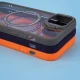قاب PC Case.Pro مگ سیف استندشو با محافظ لنز رینگی آیفون 13 / 14