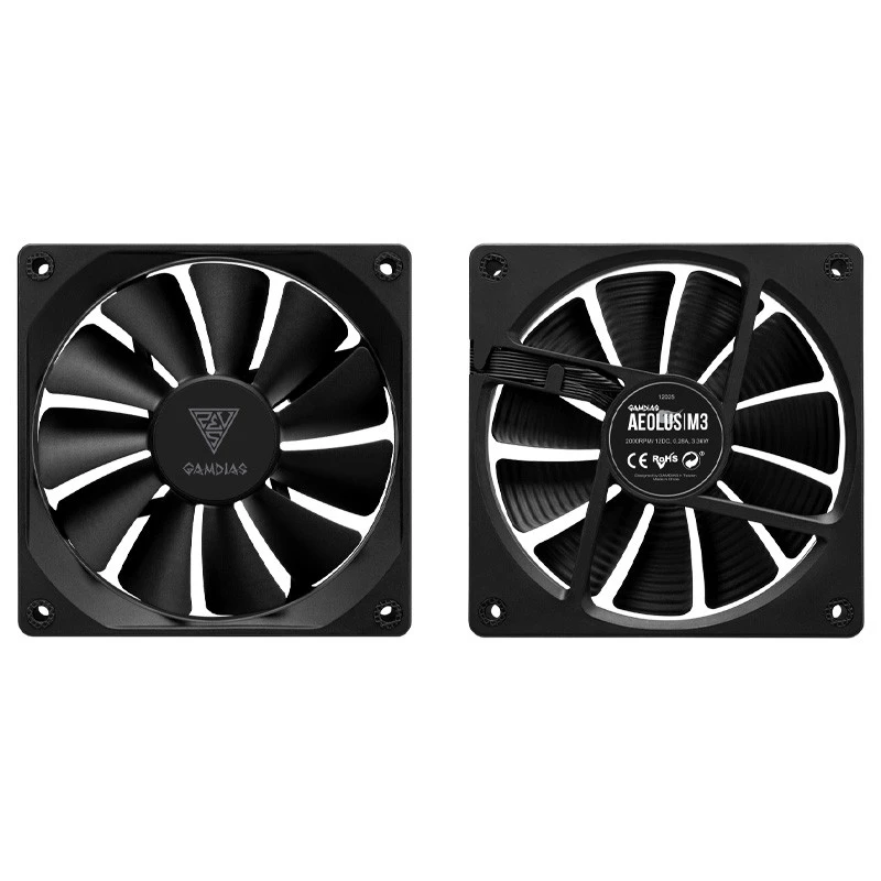 فن کیس گیم دیاس Gamdias Aeolus M3-1204R ARGB 12*12 بسته 4 عددی