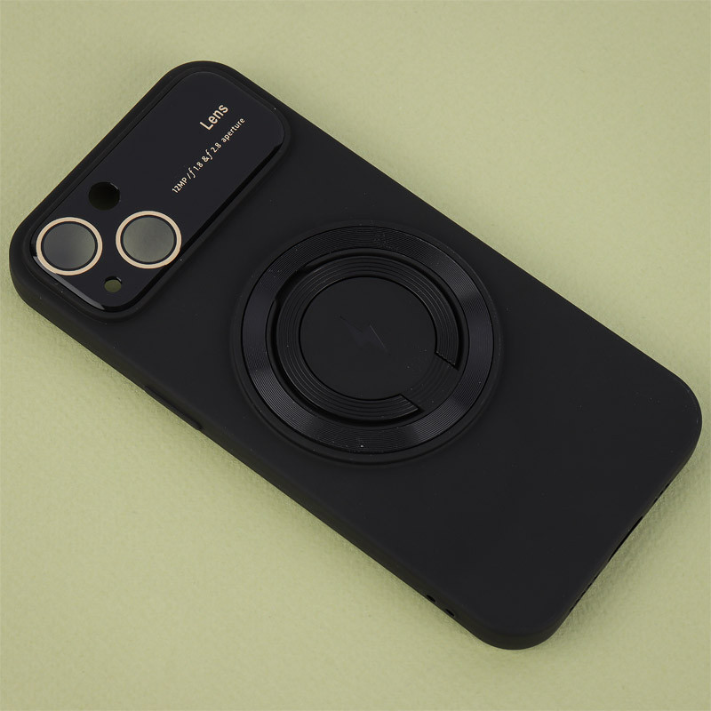 قاب سیلیکونی Lens Aperture مگ سیف محافظ لنزدار هولدردار آیفون 13