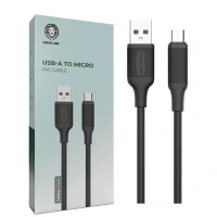 کابل میکرو یو اس بی فست شارژ Green Lion GNPVCATMBK 2.4A 1m