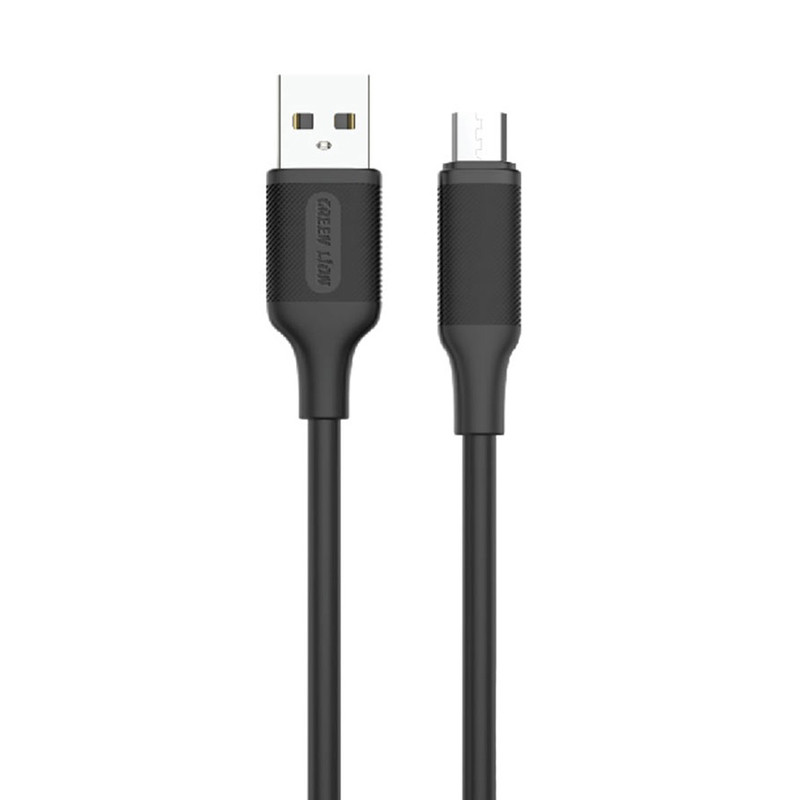 کابل میکرو یو اس بی فست شارژ Green Lion GNPVCATMBK 2.4A 1m