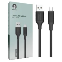 کابل تایپ سی فست شارژ Green Lion GNPVCATCBK 2.4A 1m
