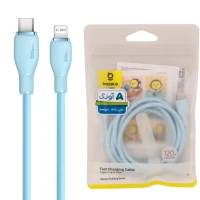 کابل تبدیل فست شارژ Baseus Pudding Series P10355701 Type-C To Lightning 20W 1.2m
