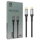 کابل تبدیل فست شارژ Green Lion GNLEDC60CTCBK Type-C To Type-C 60W 1m