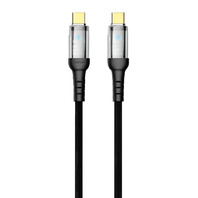 کابل تبدیل فست شارژ Green Lion GNLEDC60CTCBK Type-C To Type-C 60W 1m