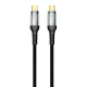 کابل تبدیل فست شارژ Green Lion GNLEDC60CTCBK Type-C To Type-C 60W 1m