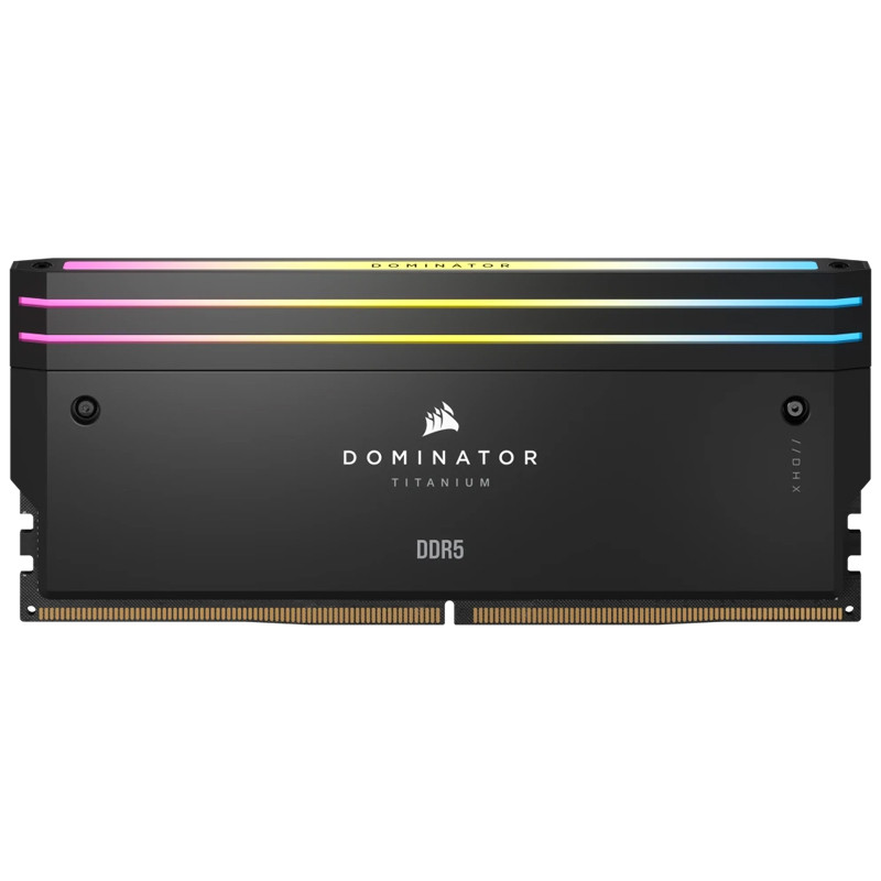 رم کامپیوتر Corsair Dominator Titanium RGB DDR5 64GB 6600MHz CL32 Dual