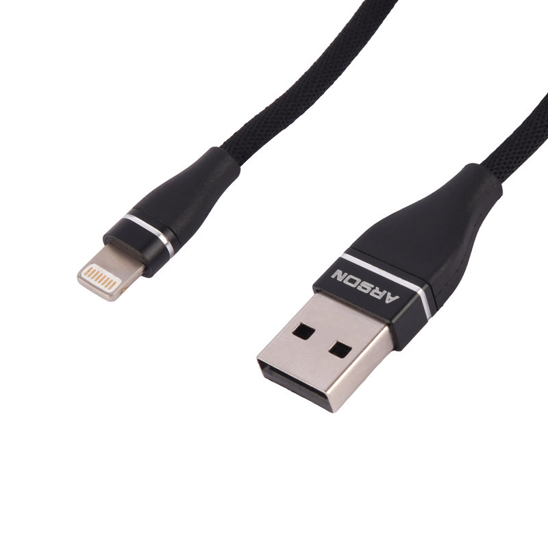 کابل آیفونی فست شارژ Arson AN-3A 1m