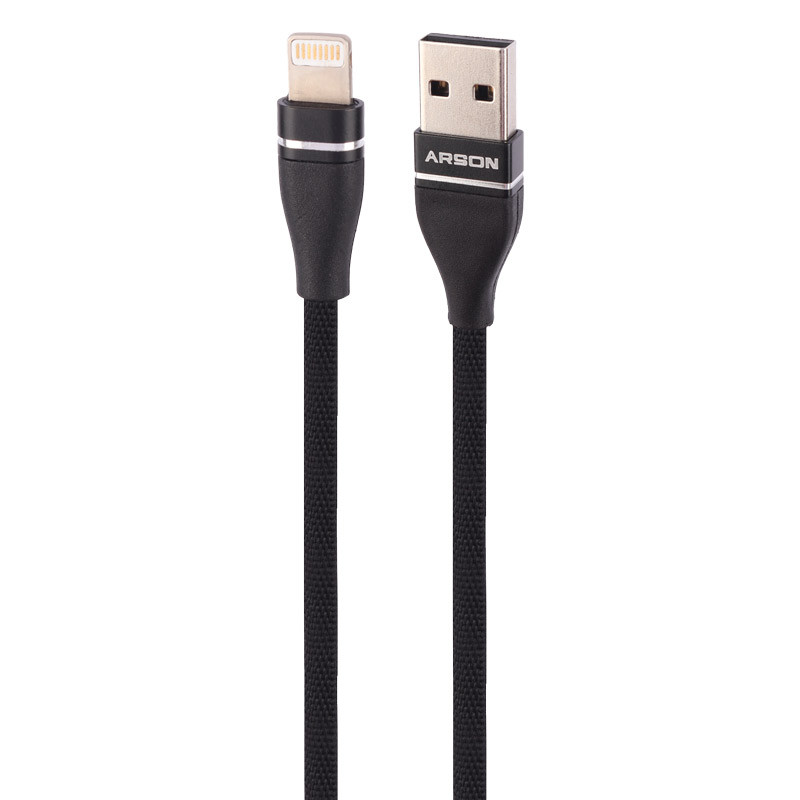 کابل آیفونی فست شارژ Arson AN-3A 1m