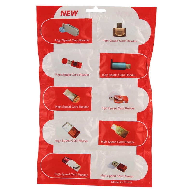 رم ریدر تک کاره فلزی MicroSD بسته 10 عددی
