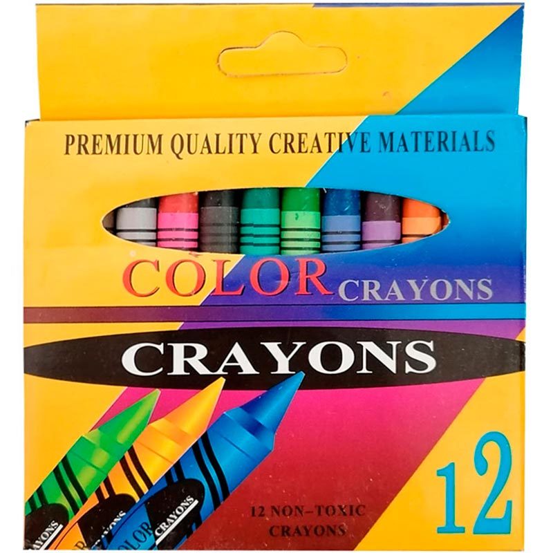 پاستل روغنی 12 رنگ Crayons