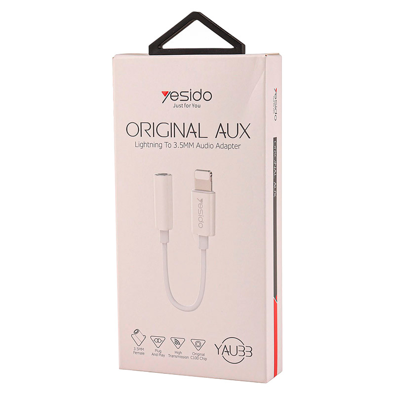 کابل تبدیل Yesido YAU33 Lightning To AUX