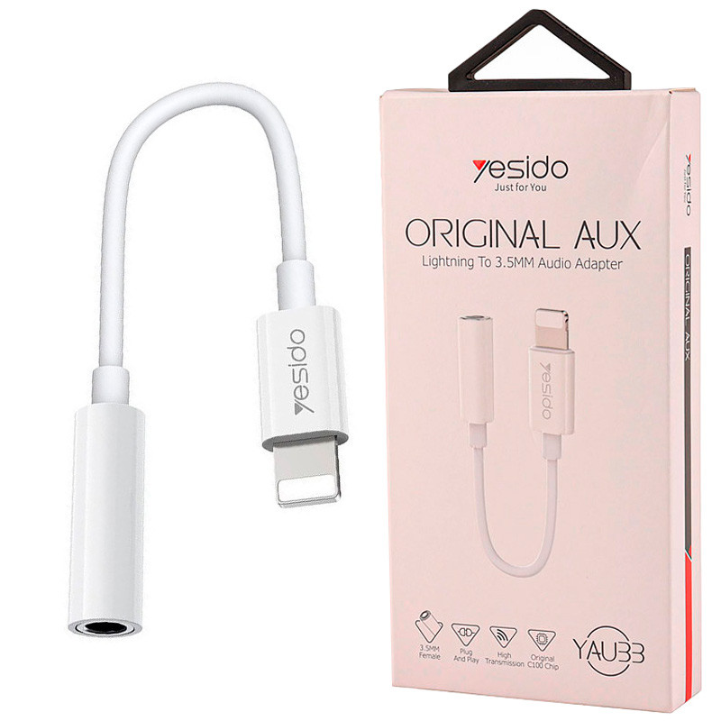 کابل تبدیل Yesido YAU33 Lightning To AUX