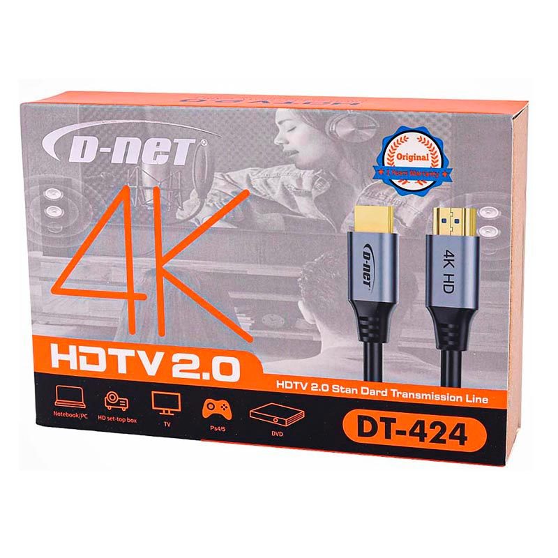 کابل D-Net DT-424 HDMI 4K 2m