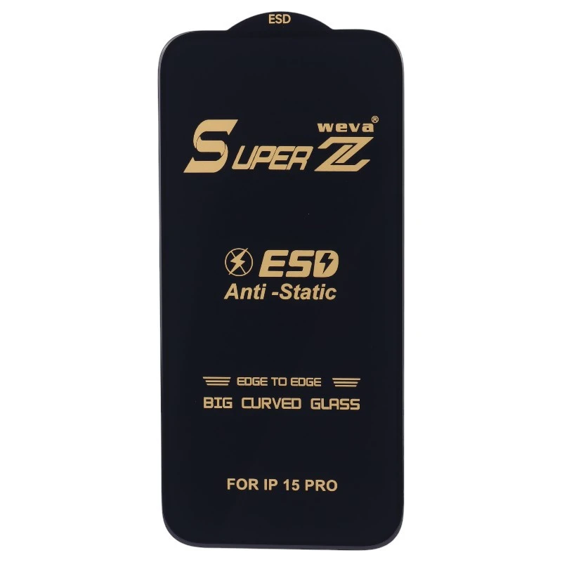 گلس Super Z آنتی استاتیک Weva آیفون iPhone 15 Pro